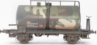 Exact-Train EX22088 - H0 - Leichtbau Kesselwagen 30m3 Uerdinger Camouflage, DRB, Ep. II